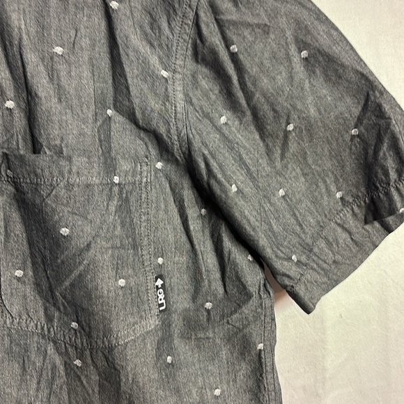 Lifted research group LRG Men’s Vintage Short sleeve button-up Size Large - Picture 3 of 6